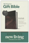 NLT Premium Gift Bible, Filament Enabled soft leather look, brown, starlight path
